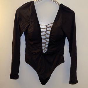 One piece bathing suit!